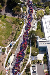 largest human dna helix Genentech San Francisco