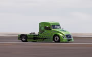 worlds fastest hybrid car Volvo's Mean Green