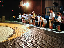 largest cookie mosaic world record set at Bright School