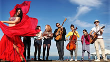 largest busk Bondi Winter Magic Festival